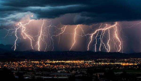 عواصف رعدية ـ صورة أرشيفية