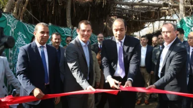 جانب من افتتاح المشاريع الجديدة