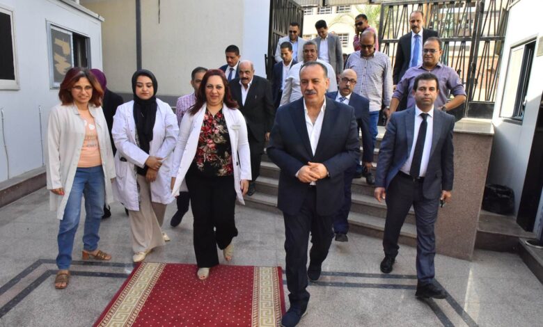 محافظ أسيوط يتفقد مستشفى الرمد
