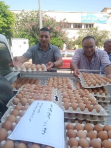 وزير الزراعة يطرح كراتين بيض في ٧ محافظات