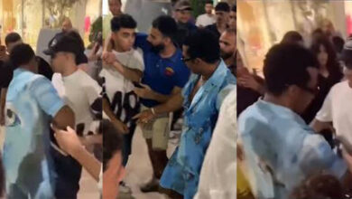 محمد رمضان يصفع شابا
