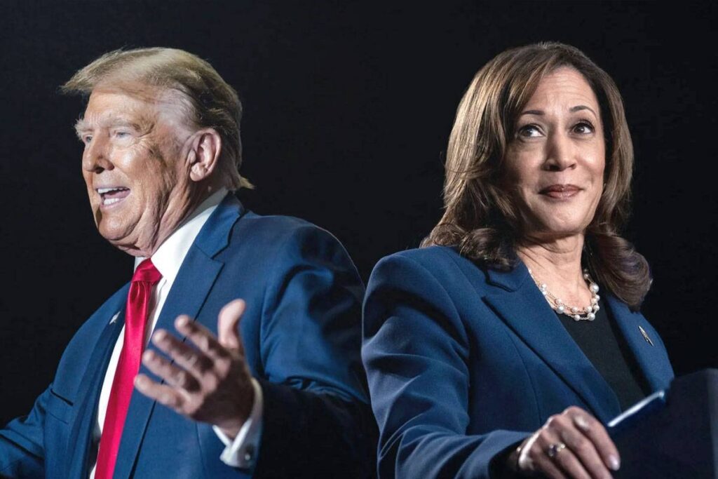 ترامب و هاريس