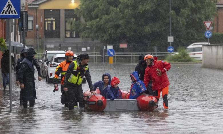 أمطار إيطاليا