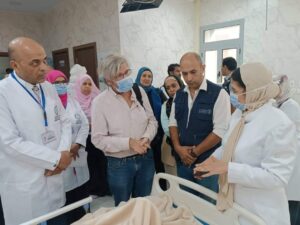 وفد منظمة الصحة العالمية