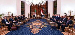 الرئيس السيسي ونظيره الجزائري