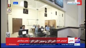 الرئيس السيسي يتفقد محطة قطارات صعيد مصر ببشتيل