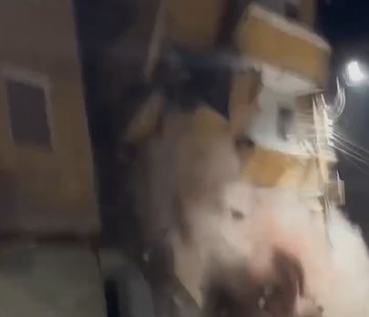 انهيار عقار في بني سويف