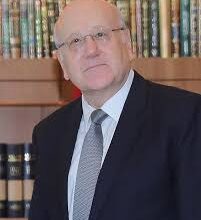 نجيب ميقاتي رئيس حكومة تصريف الأعمال اللبنانية