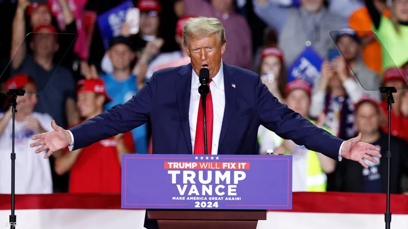 الرئيس الأمريكي دونالد ترامب