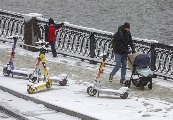 الثلوج فى روسيا