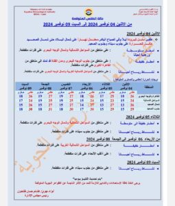 سقوط أمطار