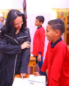 وزيرة التضامن الإجتماعي 