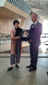 المتحف المصري يستقبل وزير خارجية ببوركينافاسو وعمدة طوكيو باليابان 