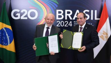 الرئيس السيسي يدشن شراكة استراتيجية مع جمهورية البرازيل الاتحادية