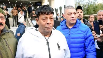 عبد الباسط حمودة من جنازة أحمد عدوية