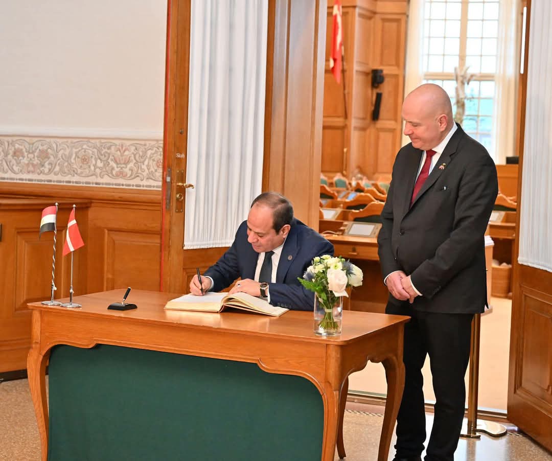 الرئيس السيسي يعزز الشراكة الاستراتيجية بين مصر والدنمارك 