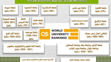 جامعات مصر تتألق في تصنيف QS للاستدامة 2025.. إنجاز جديد نحو التنمية الشاملة