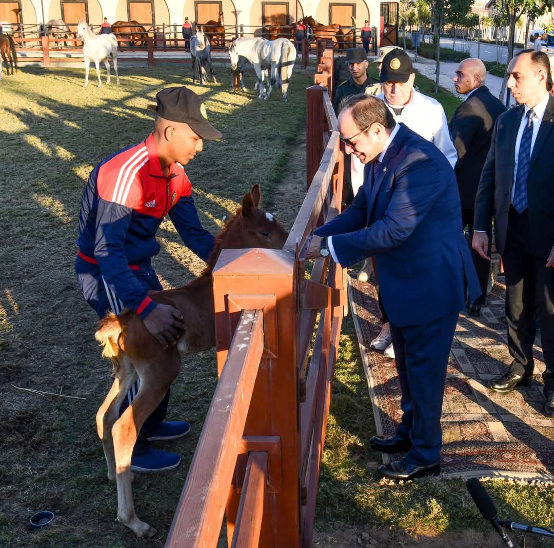الرئيس السيسي يجري زيارة تفقدية للأكاديمية العسكرية المصرية