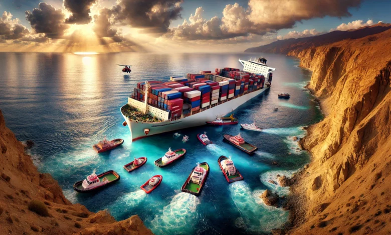 اللحظات الأخيرة قبل غرق سفينة البضائع قبالة سواحل القصير.. شهادات وحقائق