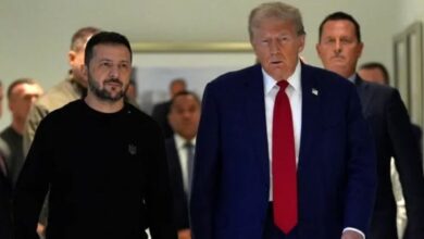 ترامب وفلوديمير زيلينسكي