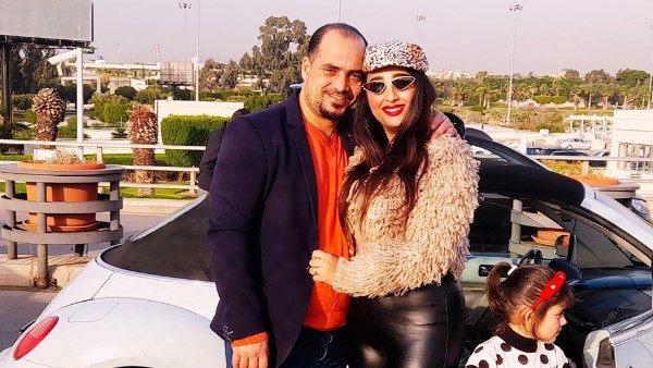 عبير رحال وزوجها