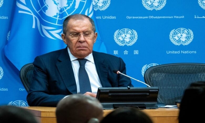 وزير الخارجية الروسي سيرجي لافروف