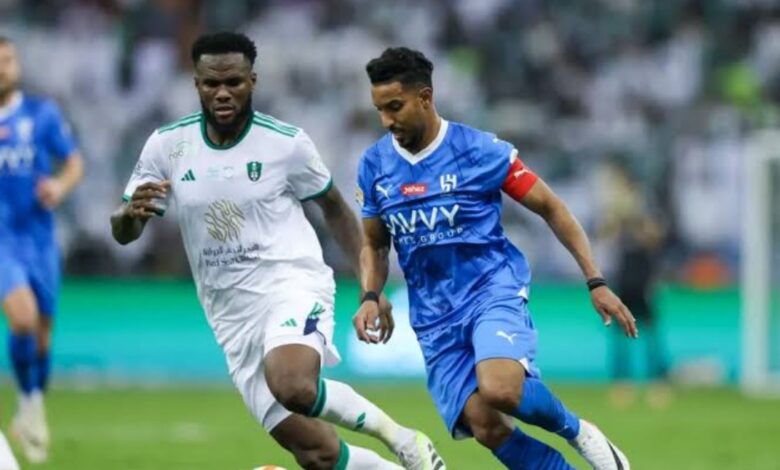 مباراة الهلال والأهلي