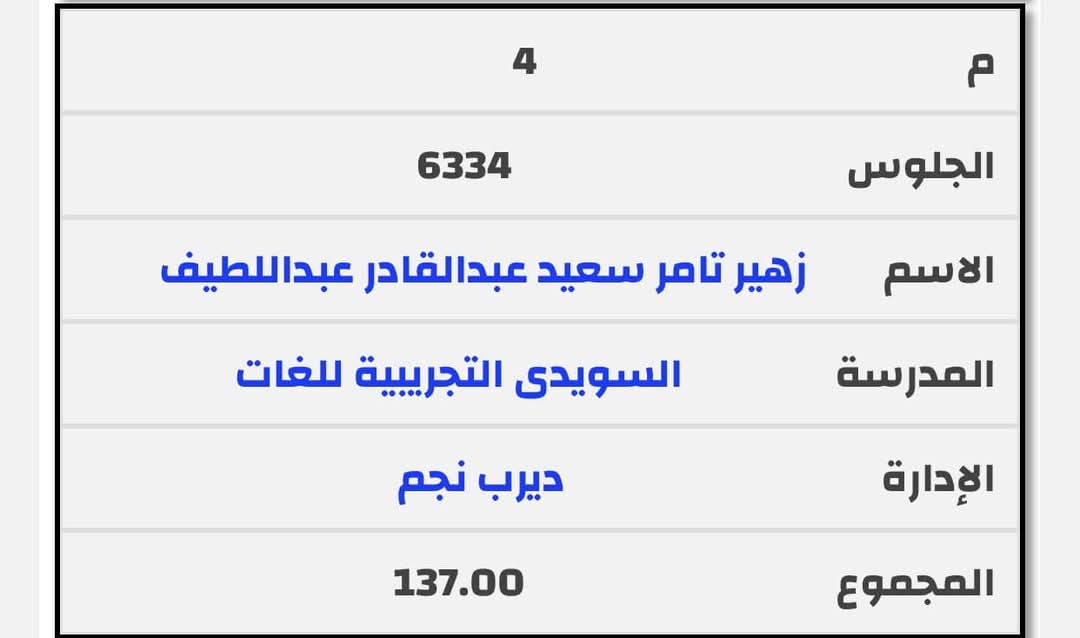 أوائل الشهادة الإعدادية