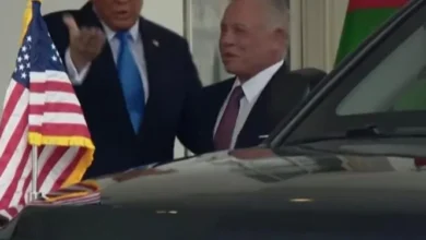 ترامب وعاهل الأردن