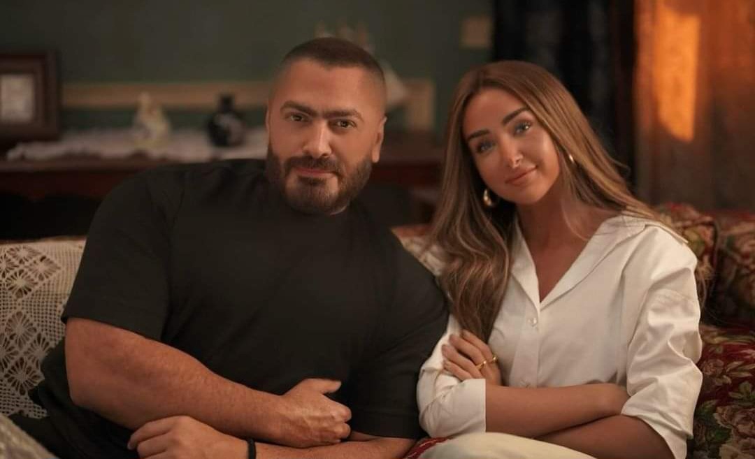 تامر حسني وهنا الزاهد من فيلم ريستارت 