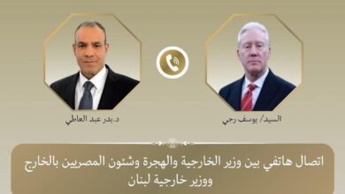 وزير الخارجية يجري اتصالًا هاتفيًا مع نظيره اللبناني لبحث التعاون المشترك