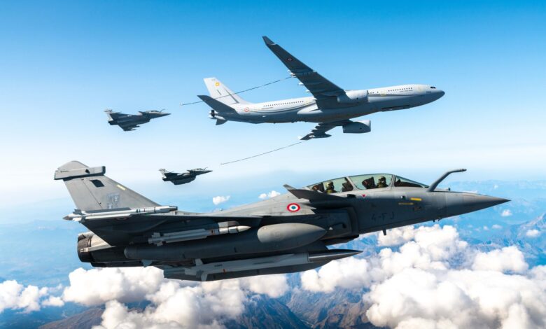 مقاتلة رافال مسلحة بصاروخ الردع النووي الفرنسي ASMP-A