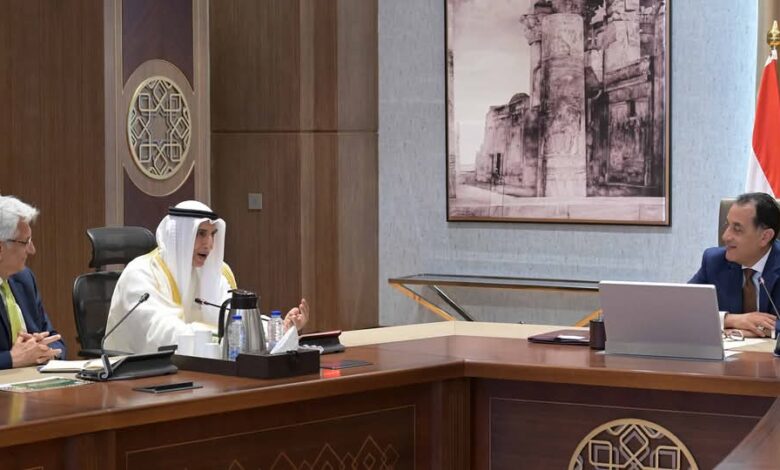 مدبولي يبحث مع وفد الصندوق العربي تعزيز التعاون وتمويل مشروعات تنموية جديدة