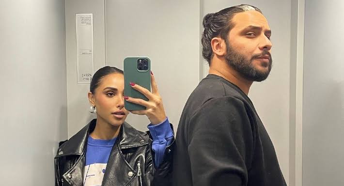 آية سماحة وزوجها محمد السباعي