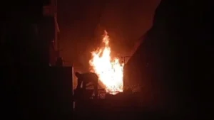 الجهات المختصة تحقق في حريق كنيسة مار جرجس بقنا