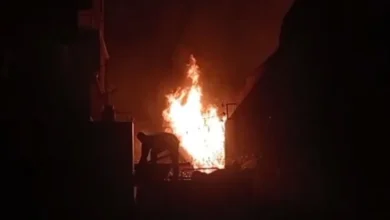 الجهات المختصة تحقق في حريق كنيسة مار جرجس بقنا
