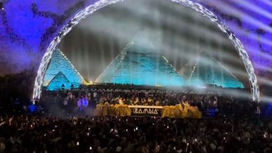 موسيقى تكنو في الأهرامات