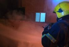 حريق مصنع الزواية الحمراء