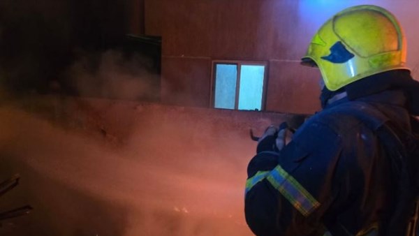 حريق مصنع الزواية الحمراء