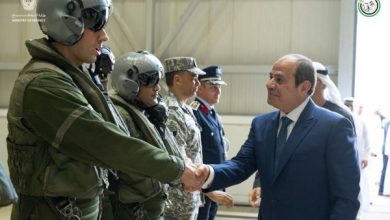 الإمارات والسيسي يتفقدان مفرزة المقاتلات المصرية