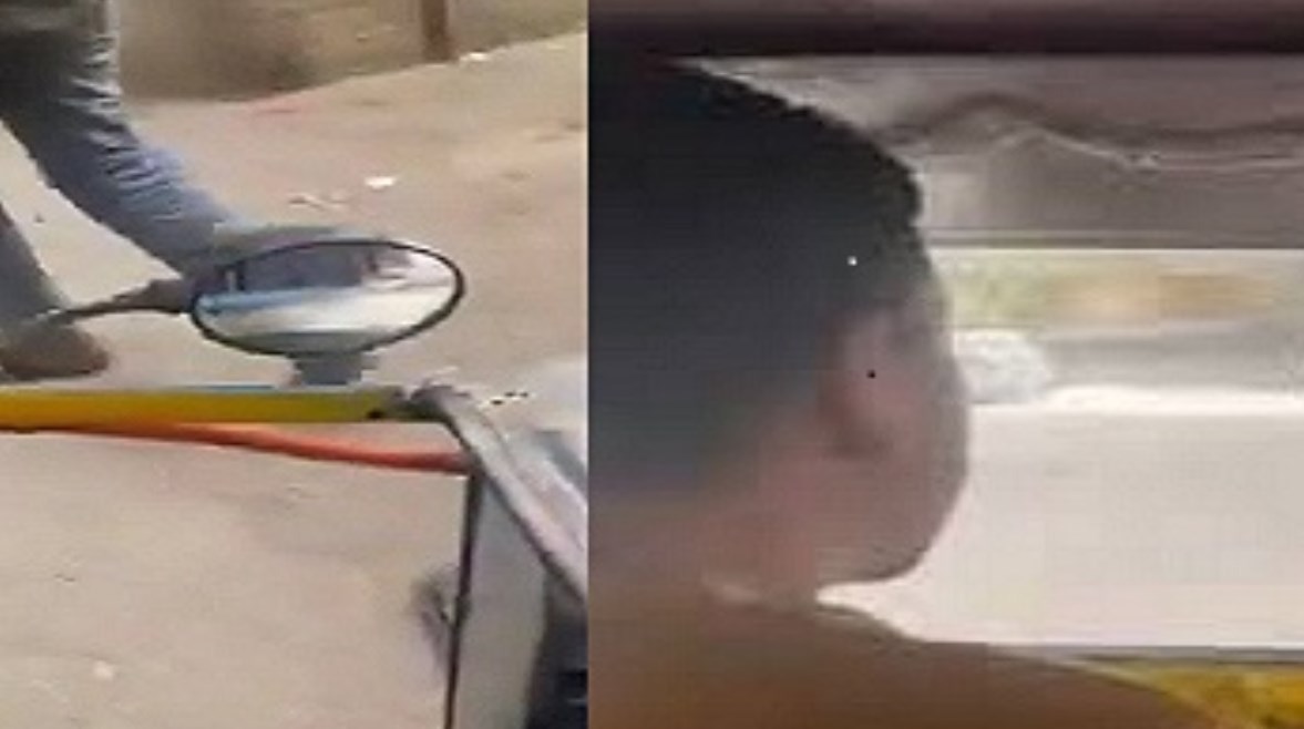 القبض سائق قَلب "توكتوك" 