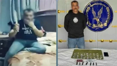 ضبط متهم هدد طليقة والدته