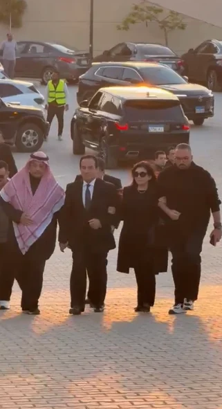 نجوم الفن في عزاء هاني شاكر 