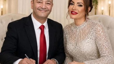 الإعلامي عمرو أديب ودينا طلعت