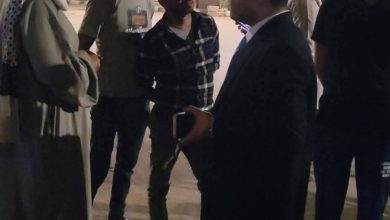 النيابة العامة تعاين موقع الحادث
