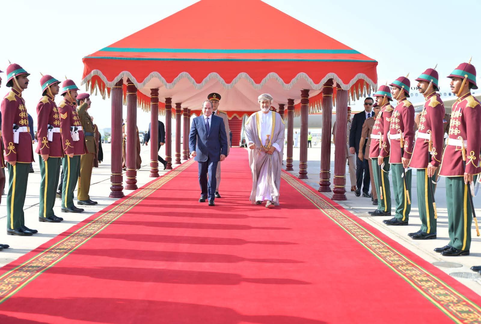 السيسي وسلطان عمان