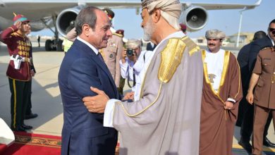 السيسي وسلطان عمان