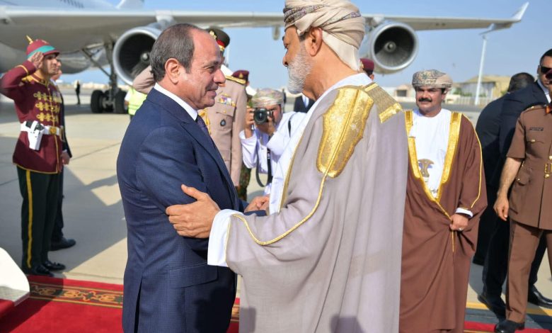 السيسي وسلطان عمان