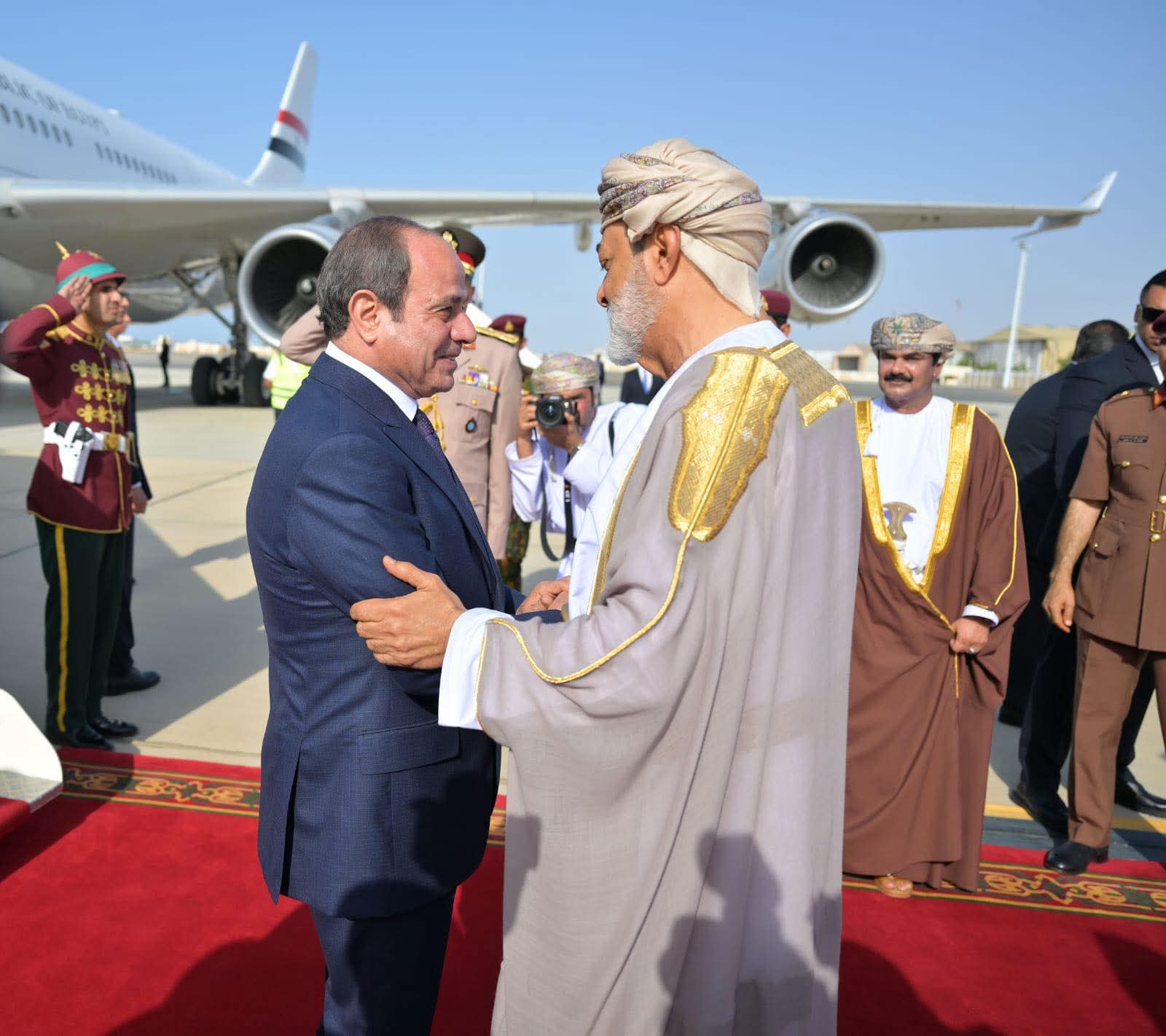 السيسي وسلطان عمان