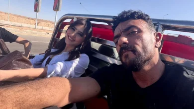 الفنان أحمد العوضي مي عمر